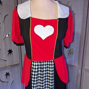New queen of hearts Valentines dress girl child size 2-16